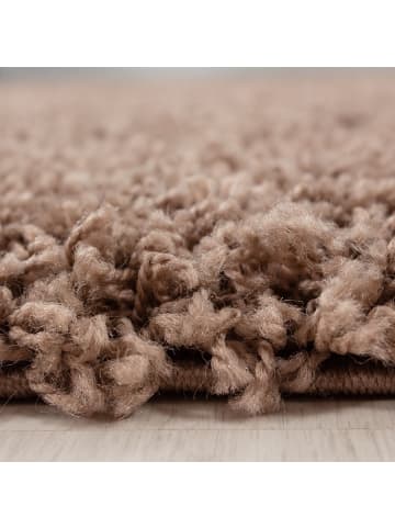 Teppich Boss Hochflor Teppich Lux Mokka