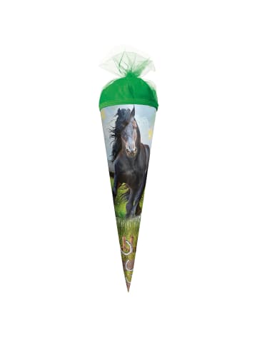 ROTH Geschenk-Schultüte klein 35 cm Power Horse in Grün
