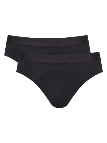 Sloggi Slip 2er Pack in Schwarz