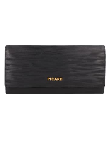 PICARD Calais 1 Geldbörse Leder 19 cm in schwarz