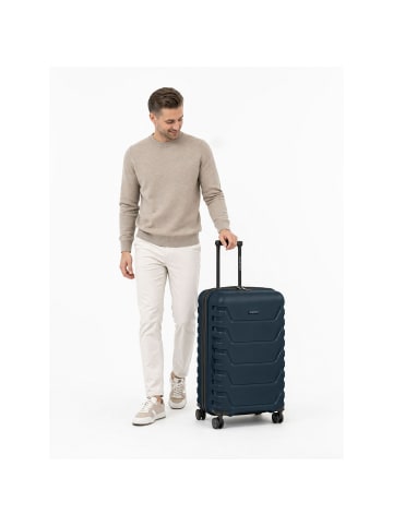 Smartbox Edition 01 4 Rollen Trolley 66 cm mit Dehnfalte navy
