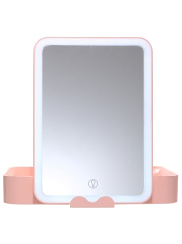 Ailoria BELLE Beautycase mit LED-Spiegel in rosa
