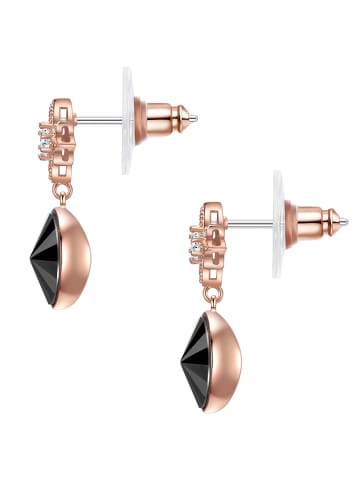 Lulu & Jane Ohrhänger Messing Glas in roségold