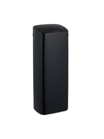 relaxdays Mülleimer mit Sensor in Schwarz - 50 Liter