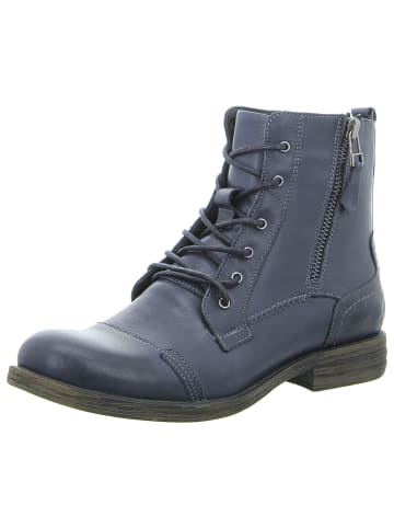Mustang Schnürstiefelette in blau