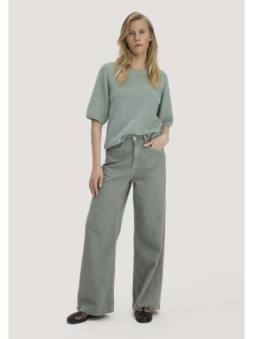 Hessnatur Hessnatur Jeans VONNA Super Wide Leg aus Bio-Baumwolle mit TENCEL™ Lyocell in mattgrün