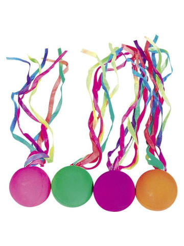 Goki Flummy mit neonfarbenen Schleifen - 3 Jahren