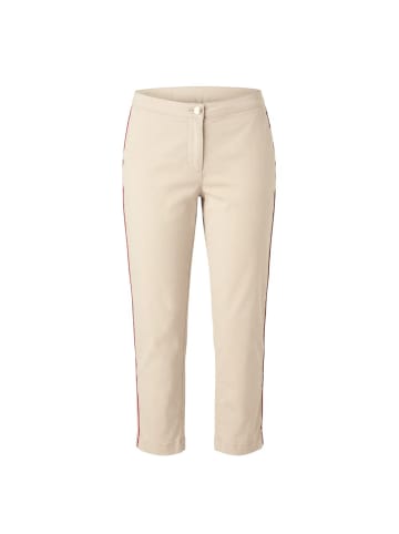 Beige Baumwolle Damen Hose