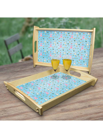 Mr. & Mrs. Panda Tablett Schwein Glühwein ohne Spruch in Eisblau