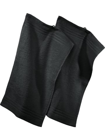 REDBEST Frottier Gästetuch 2er-Pack New York in anthrazit