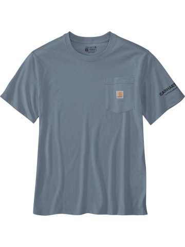 CARHARTT  T-Shirt "Streetcar Graphic 107052" in Blau