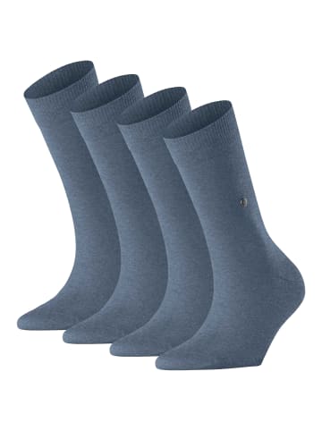 Burlington Socken 4er Pack in Blau