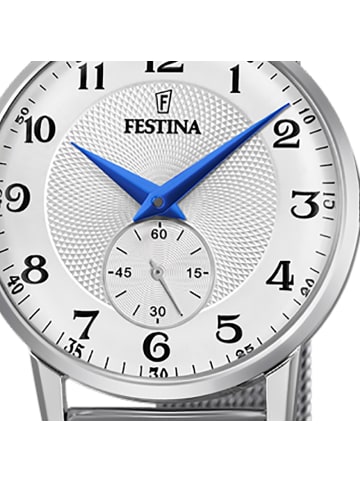 Festina Analog-Armbanduhr Festina Klassik silber klein (ca. 29mm)