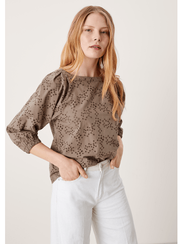 s.Oliver Bluse 3/4 Arm in Braun-olive