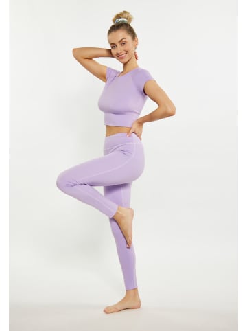 IZIA Damen Crop-Top in Lavendel
