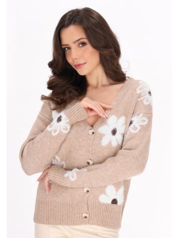 faina Women Cardigan in Beige