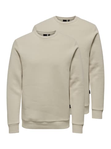 ONLY & SONS Sweatshirt Ceres in Beige
