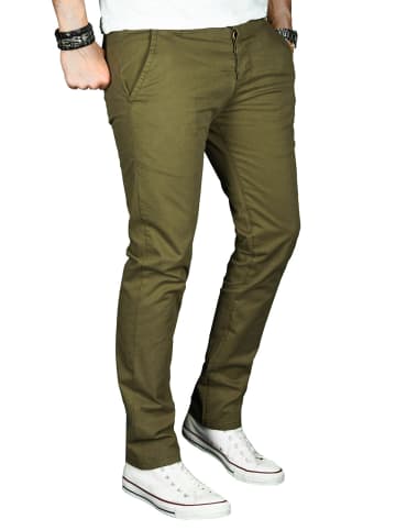 Alessandro Salvarini Jeans ASStredy in Olivgrün