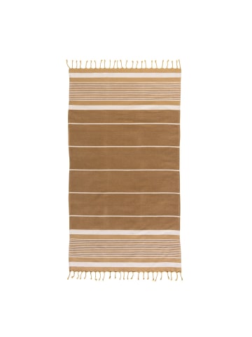 Yuhu Strandtuch Pareo Futa Hamamtuch 90 x 170 cm in Beige