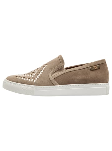 Les Tropéziennes par M Belarbi Loni-Espadrilles aus Leder Braun