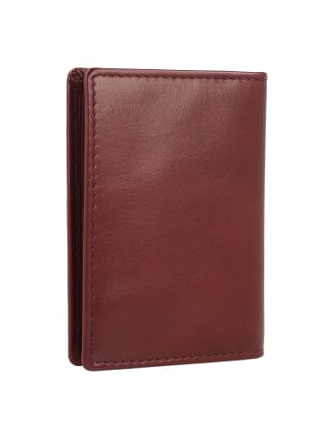 Leonhard Heyden Cambridge Kreditkartenetui Leder 7.5 cm in rotbraun