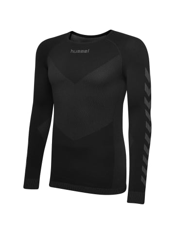 Hummel Elastisches Sport Langarmshirt FIRST SEAMLESS JERSEY L/S in Schwarz