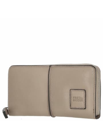 FREDs BRUDER FB Big Wallet - Damengeldbörse 8cc 19 cm in warm grey