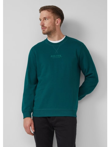 s.Oliver Sweatshirt in 79D1_tannengrün