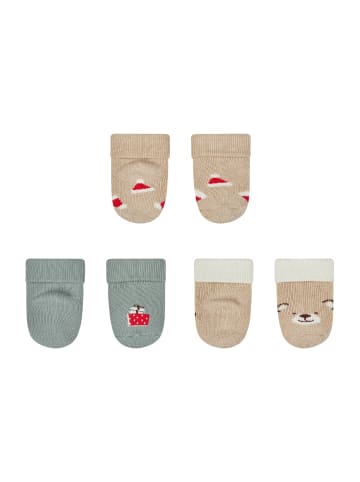 Sterntaler Erstlingssocken 3er-Pack Geschenke in natur