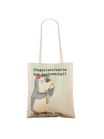 Mr. & Mrs. Panda Tote Bag Chemielaborantin Leidenschaft Design m... in Weiß