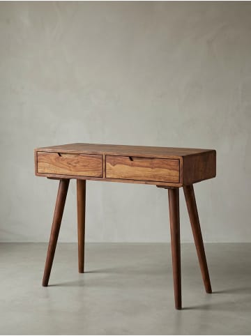 KADIMA DESIGN Konsolentisch WL5.577 90x76x36cm Massivholz mit Schubladen,