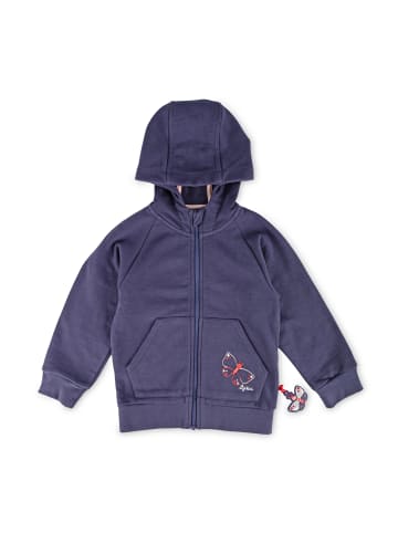 Sigikid Sweatjacke Butterfly in dunkelblau