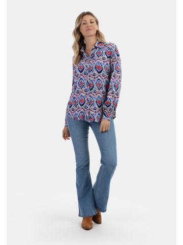 VIRITA Women Bluse in Blau Mehrfarbig