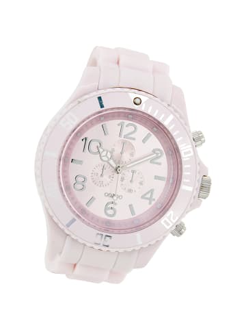Oozoo Analog-Armbanduhr Oozoo Timepieces rosa extra groß (ca. 48mm)