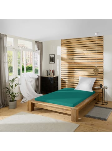 REDBEST Single-Jersey Spannbettlaken Pittsburgh in petrol