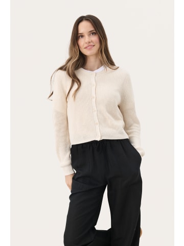 PART TWO Strickjacke GigiaPW Gerade Passform in Eggnog