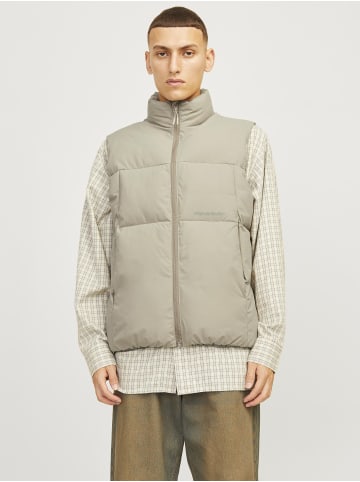 Jack & Jones Steppweste in Silver Sage