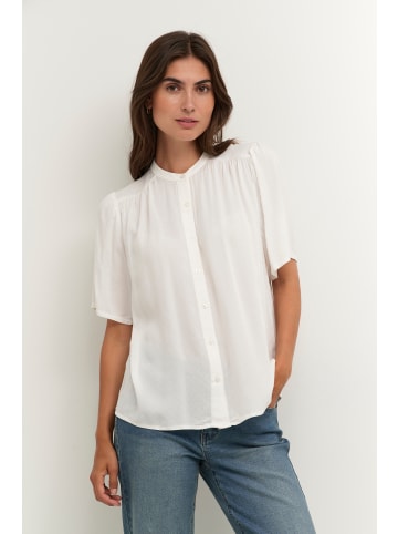 CULTURE Kurzarm-Bluse CUdania Regular fit in Spring Gardenia
