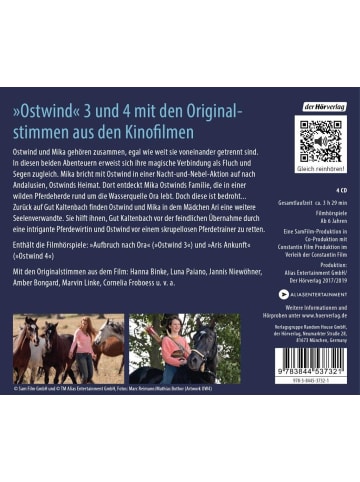 DHV Der Hörverlag Ostwind Die Filmhörspiele 3 + 4 | Zwei Filmhörspiele in einer Box