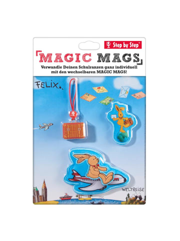 Step by Step Ranzen-Zubehör-Set MAGIC MAGS in Felix der Hase, Weltreise