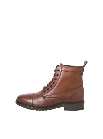 Jack & Jones Schnürstiefel in Cognac
