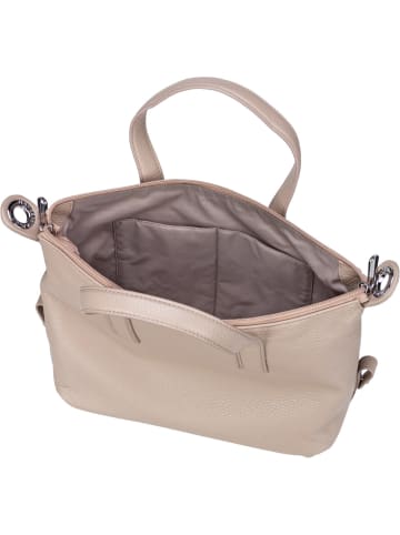 Mandarina Duck Handtasche Mellow Leather Bauletto FZT56 in Warm Taupe