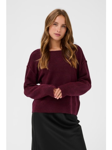 Kaffe Strickpullover KAiris Loose fit in Winetasting Melange