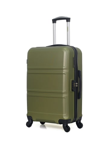 Hero Mittelgroßer Hartschalenkoffer UTAH in Khaki (64L)