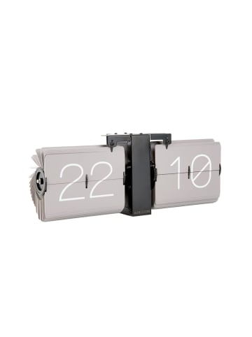 Karlsson Flip Clock No Case - Warm Grey - 36x14x8,5cm