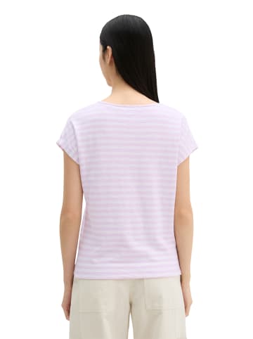 Marc O'Polo Gestreiftes T-Shirt regular in Light Purple