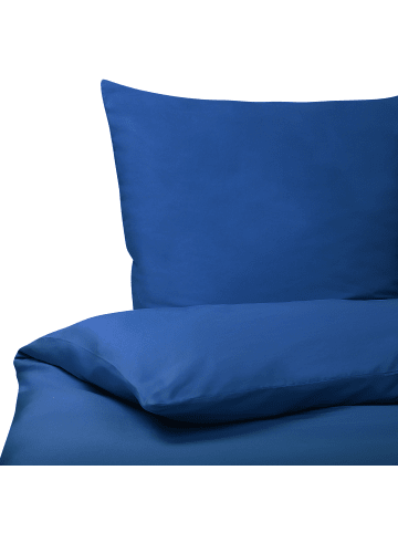 Beliani 3-tlg Bettwäsche-Set HARMONRIDGE in Blau