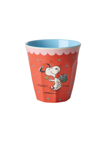 Rice Melaminbecher Becher Snoopy Medium in rot