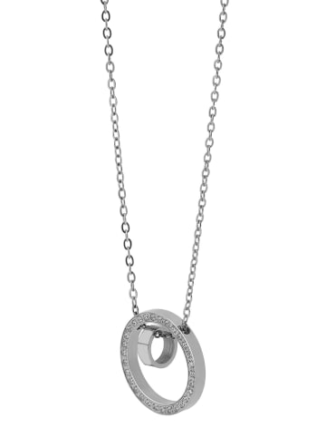 Adeliás Damen Halskette mit Anhänger – aus Edelstahl in silber