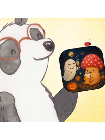 Mr. & Mrs. Panda Holzuntersetzer Gespenst  Prost  Design ohne Sp... in Weiß